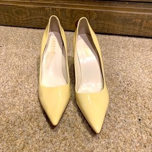 Ralph Lauren ivory/cream heels 9.5